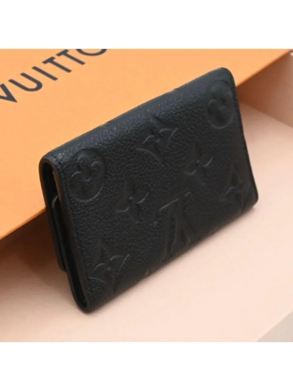 Louis Vuitton Monogram Empreinte Multicles 6 Key Case Black Key Holder